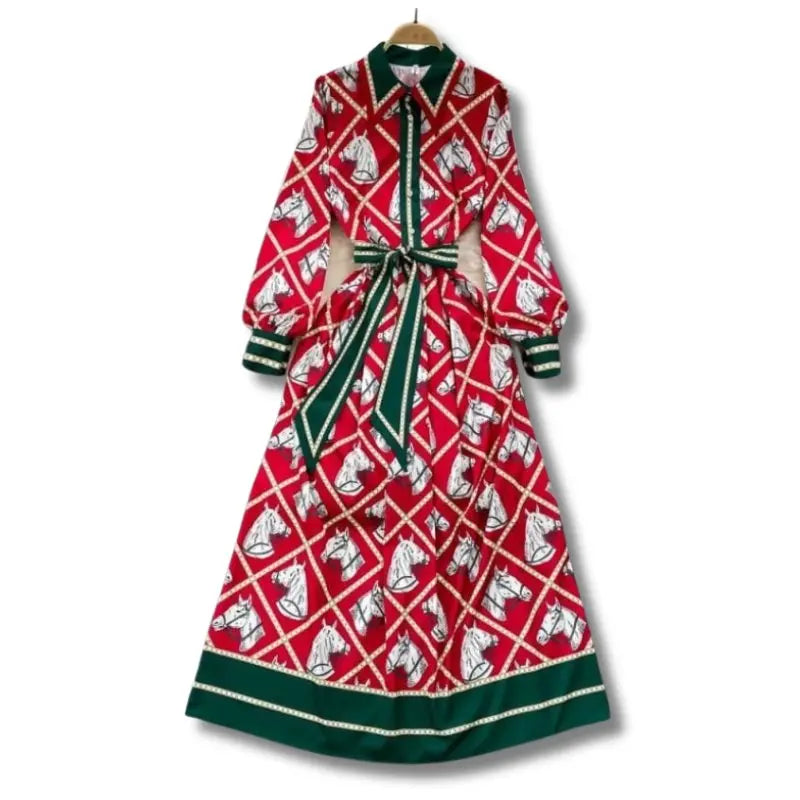 Vintage horse dress