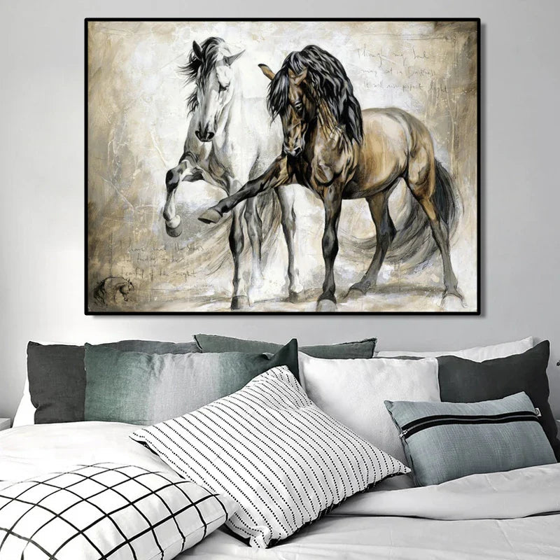 Abstract horse canvas Dream Horse