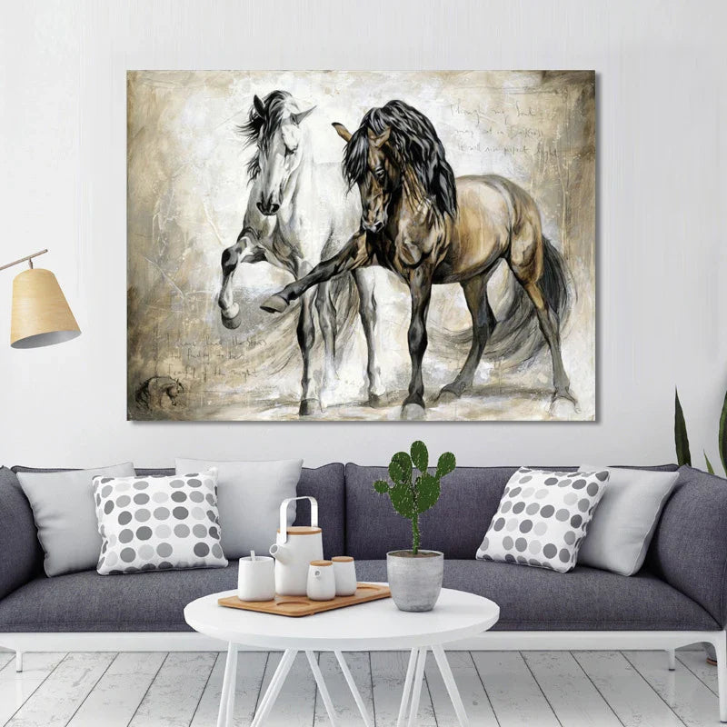 Abstract horse canvas Dream Horse