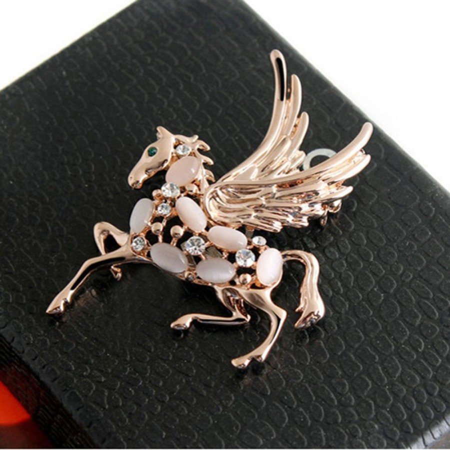 Korean horse brooch
