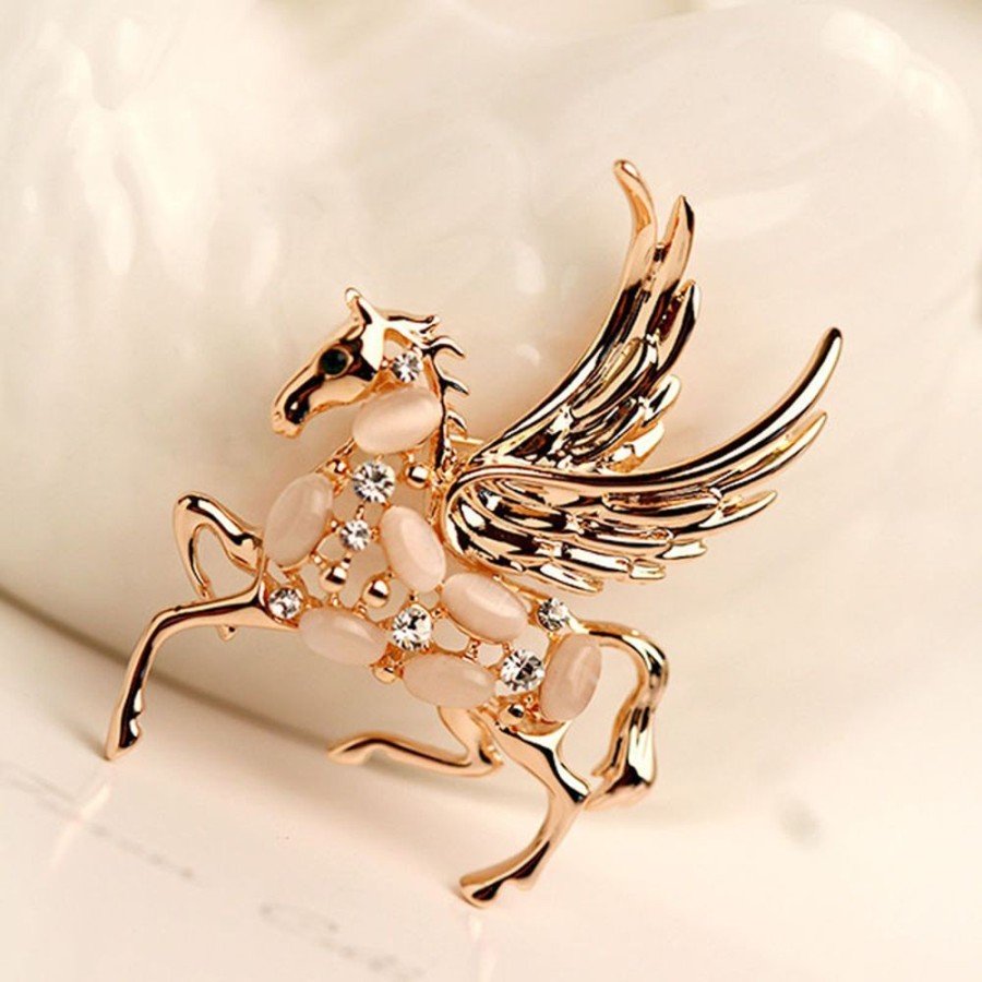 Korean horse brooch