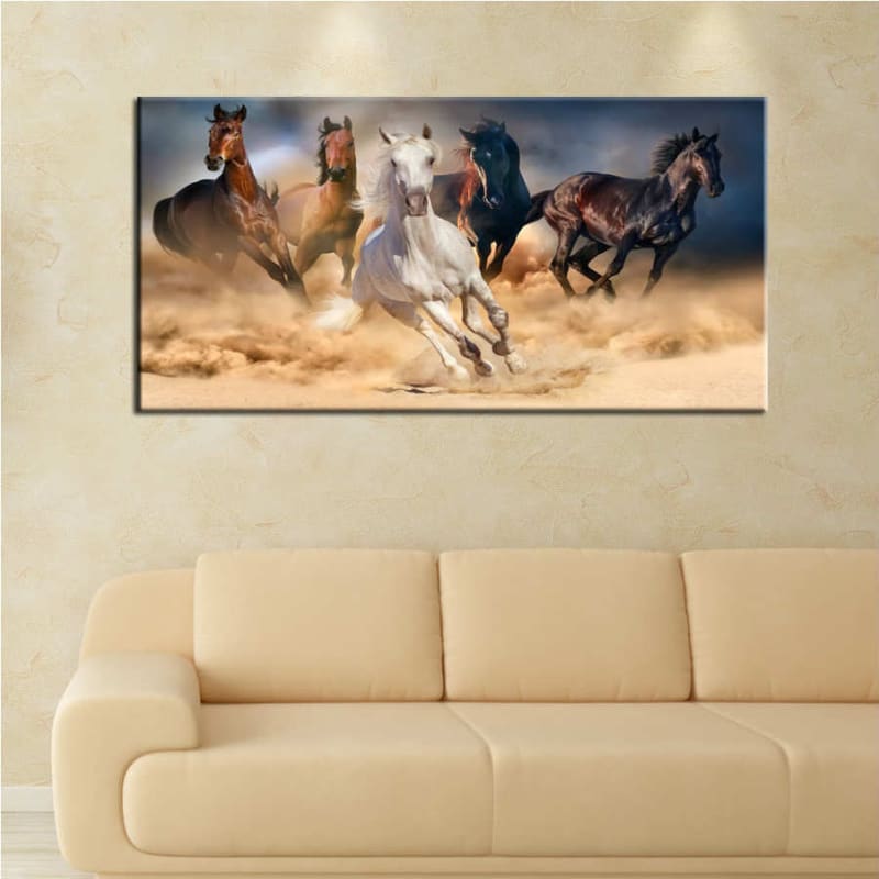 Black and white horse art - Dream Horse