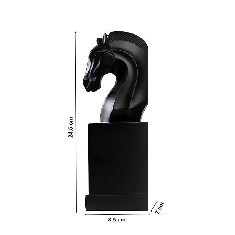 Black horse bookends Dream Horse