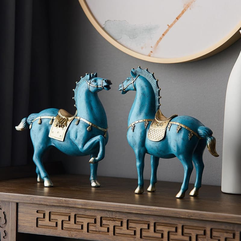 Blue horse figurine - Dream Horse