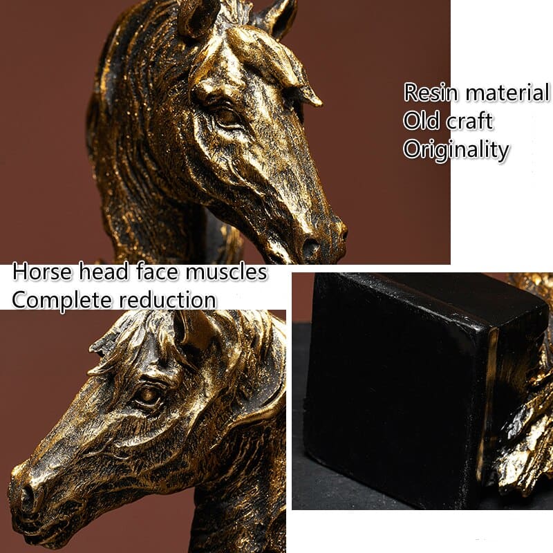 Bronze horse statues (Nordic) - Dream Horse