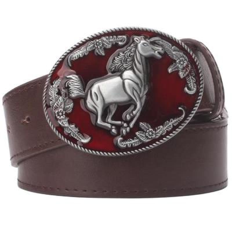 Brown horse belt buckle - Dream Horse