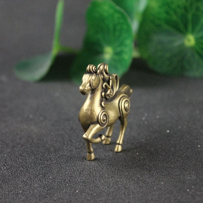Ceramic Clydesdale horse figurine - Dream Horse