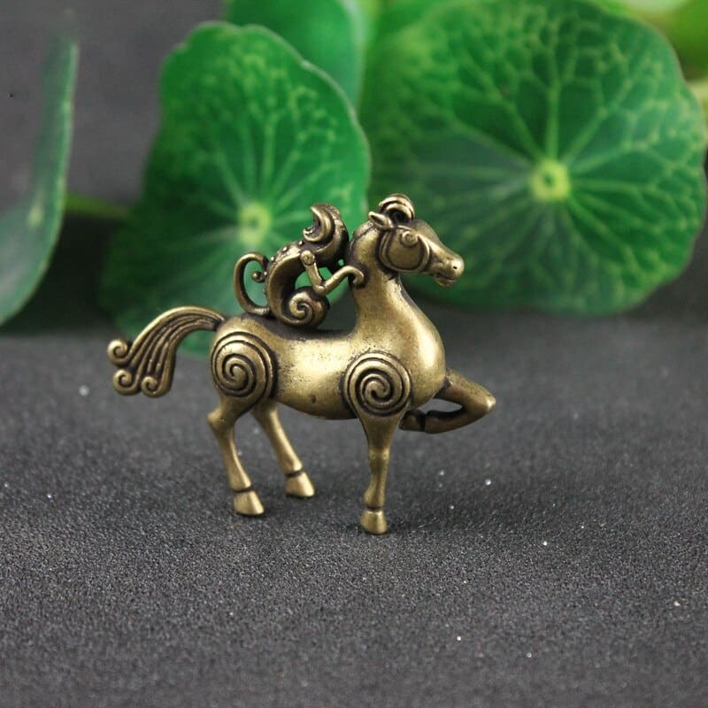Ceramic Clydesdale horse figurine - Dream Horse