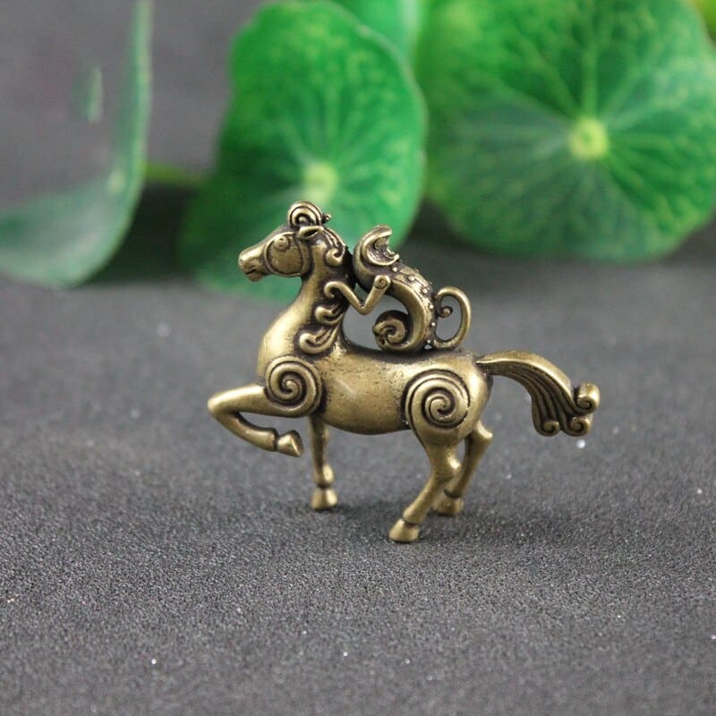 Ceramic Clydesdale horse figurine - Dream Horse