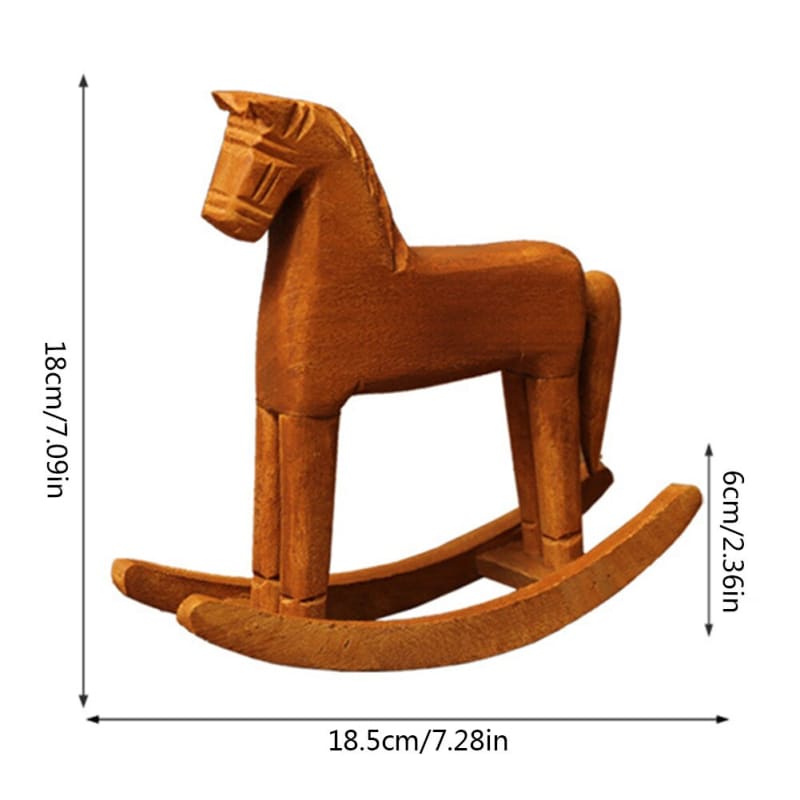 Classic wooden rocking horse (Decoration) - Dream Horse