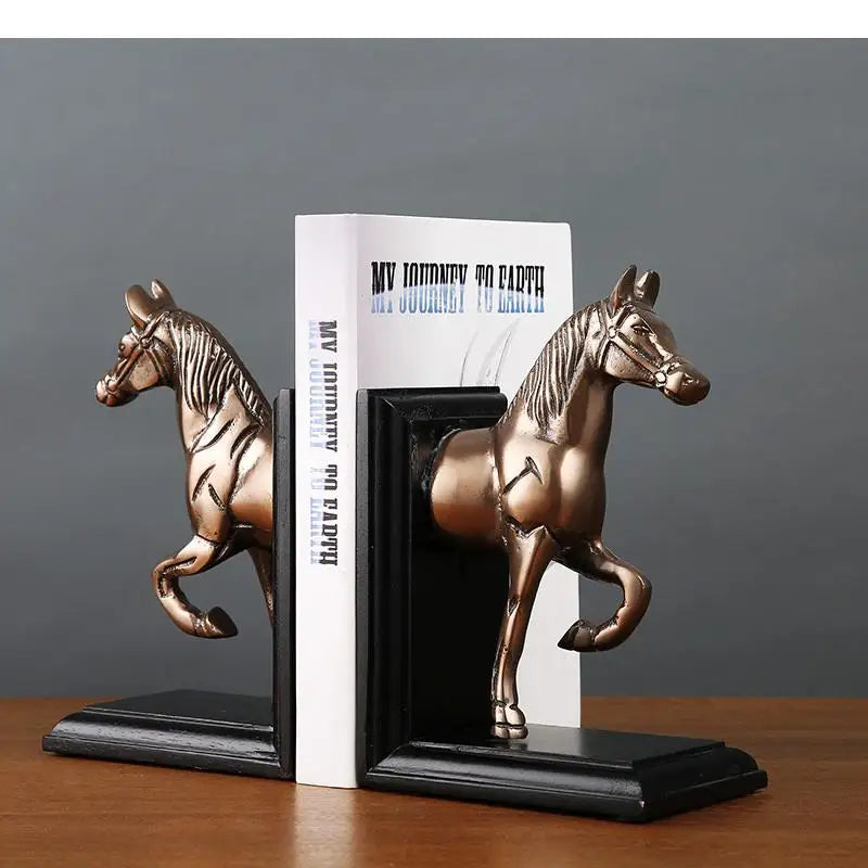 Copper horse bookends Dream Horse