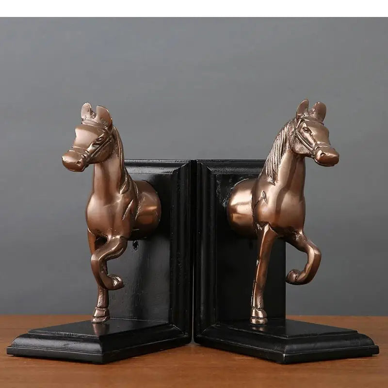 Copper horse bookends Dream Horse
