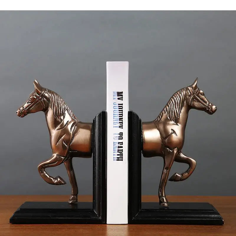 Copper horse bookends Dream Horse