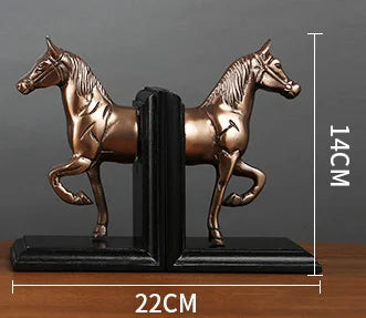 Copper horse bookends Dream Horse
