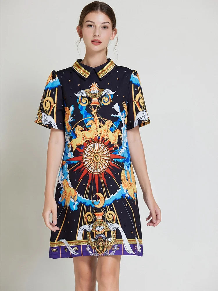 equestrian-print-dress