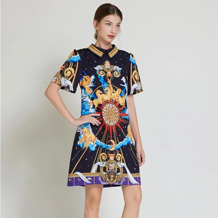 equestrian-print-dress