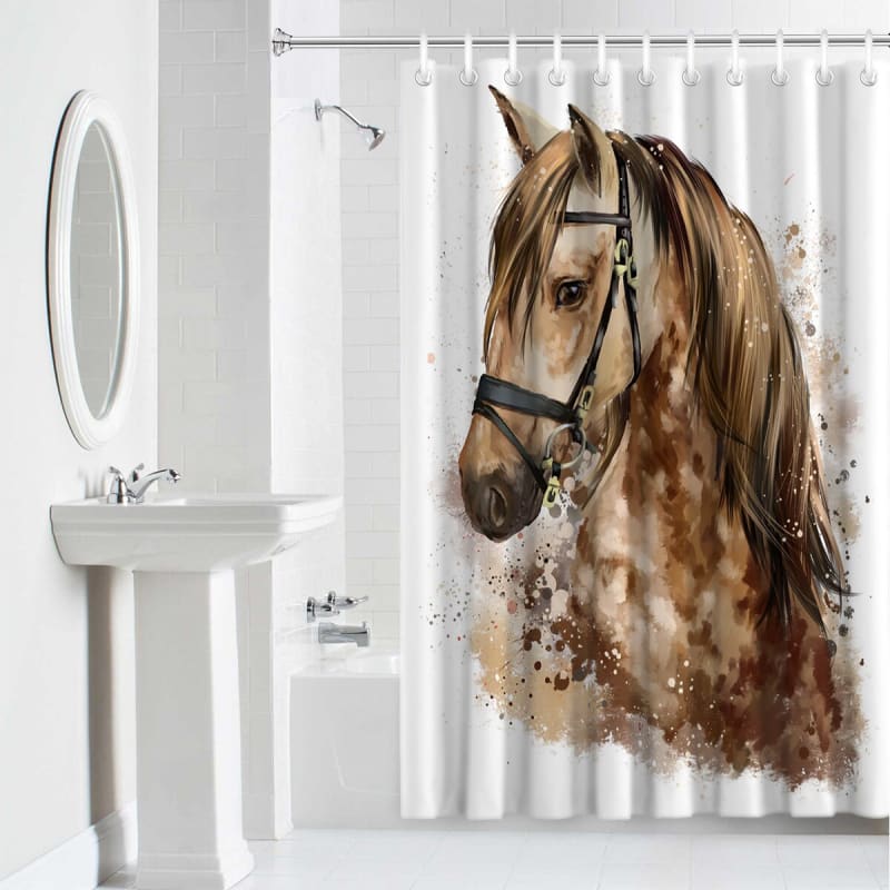 Equestrian shower curtain - Dream Horse