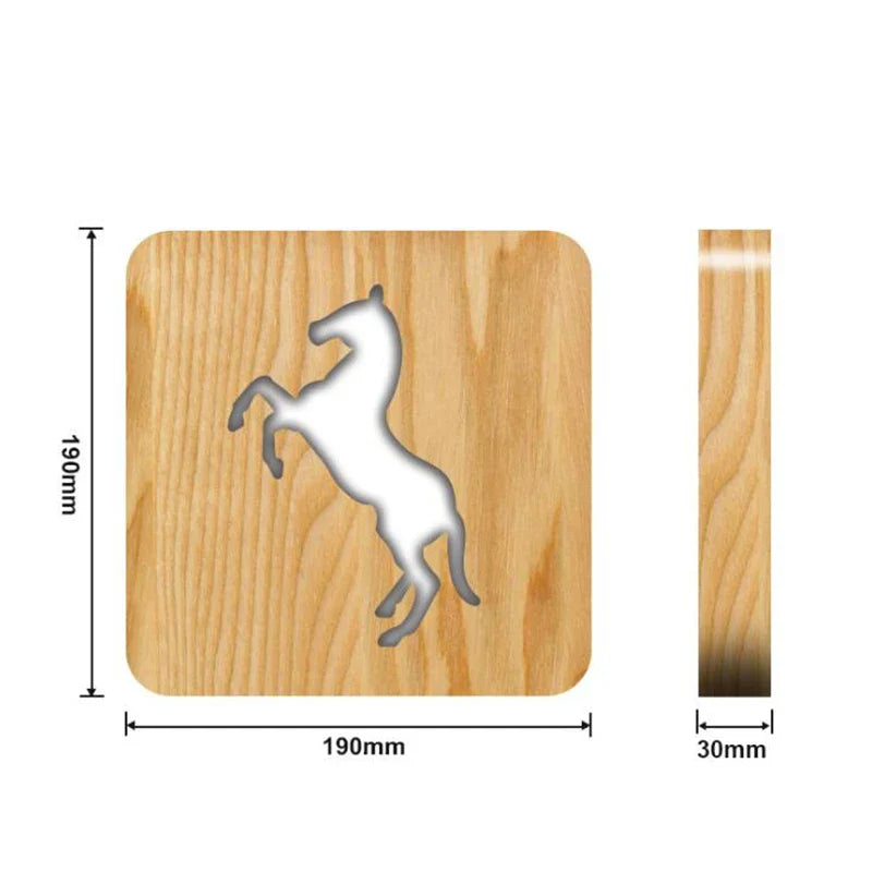 Equestrian table lamp Dream Horse