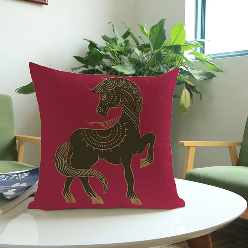 Equestrian themed pillows Dream Horse