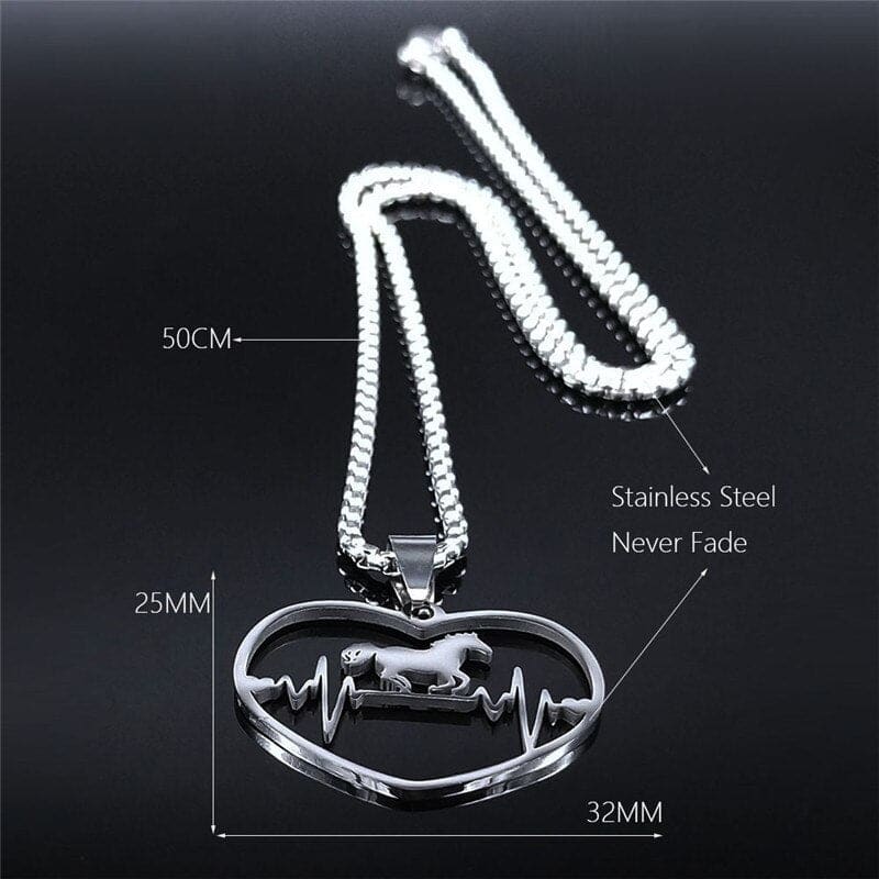 Horse brass necklace - Dream Horse