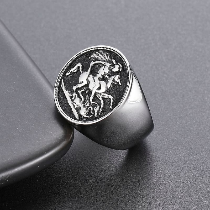 Horse engagement ring (silver) - Dream Horse