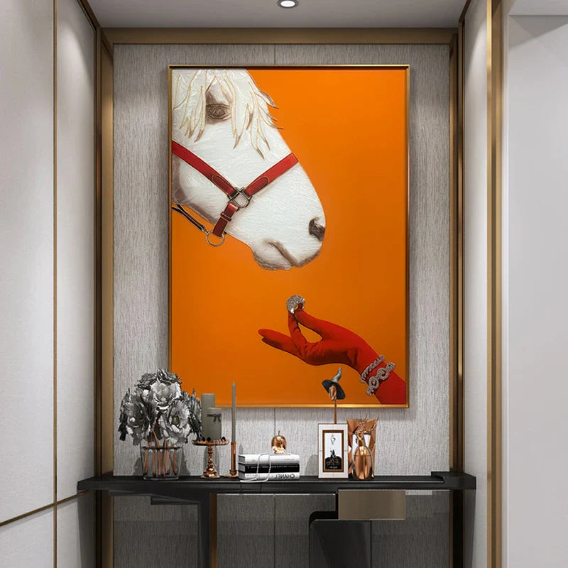 Horse face canvas painting Dream Horse