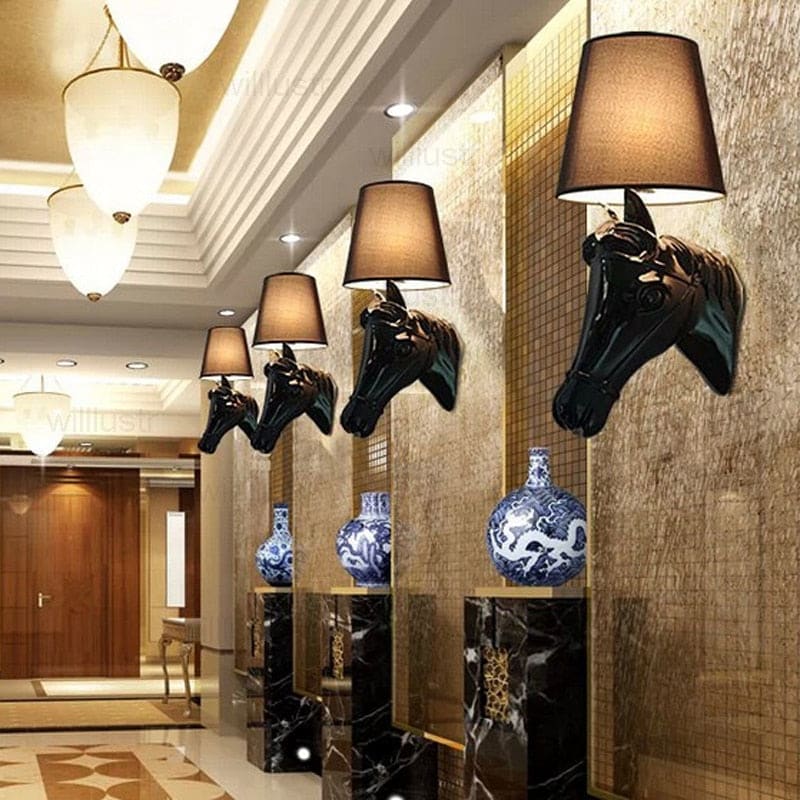 Horse head lamps vintage - Dream Horse