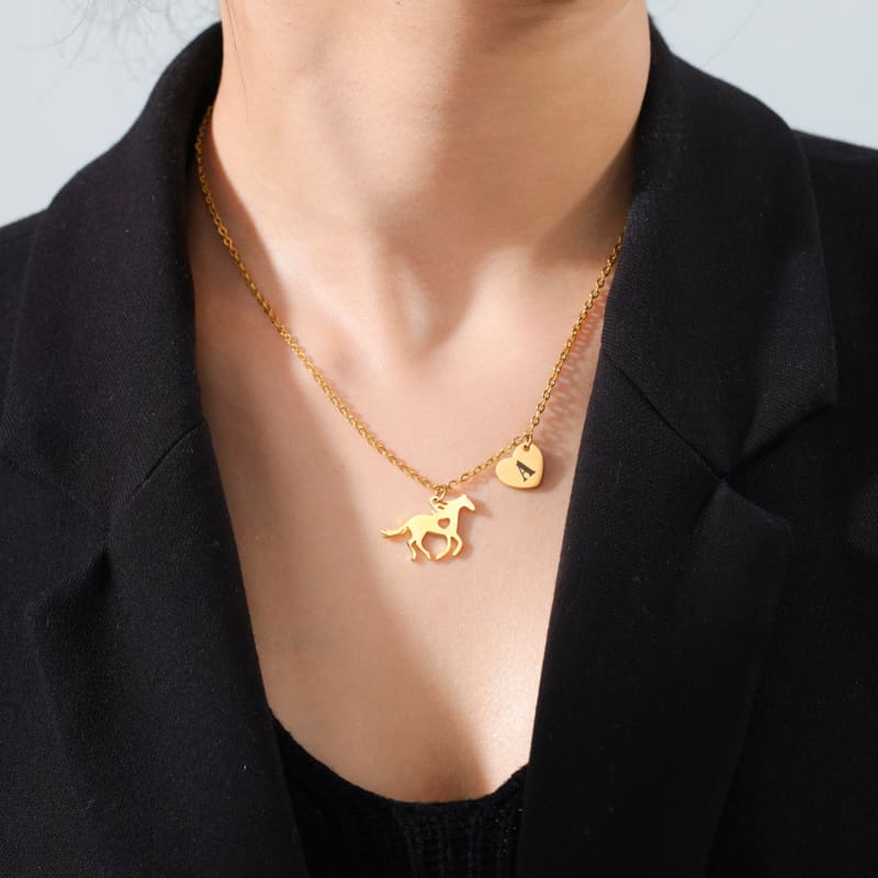 Horse necklace cheap - Dream Horse