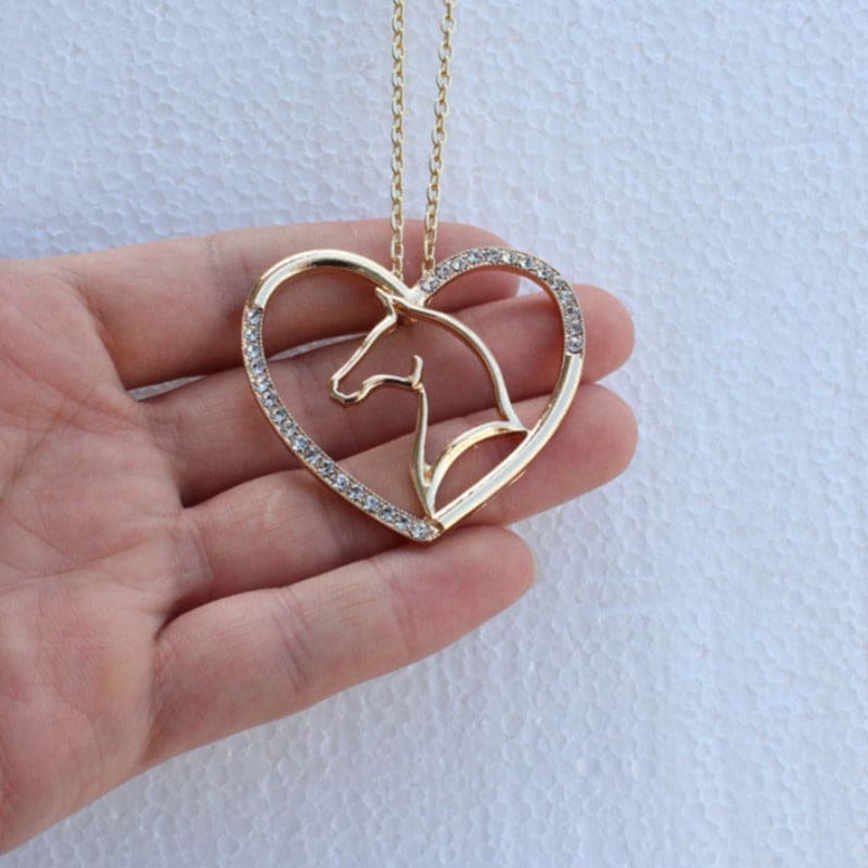 Horse necklace crystal - Dream Horse