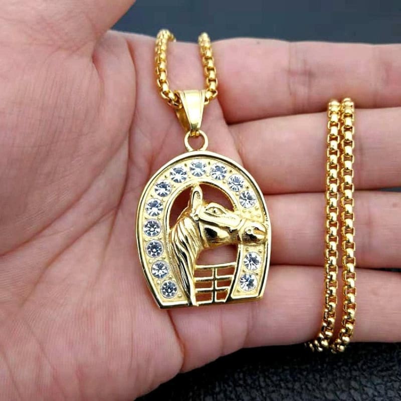 Horse necklace engraved - Dream Horse