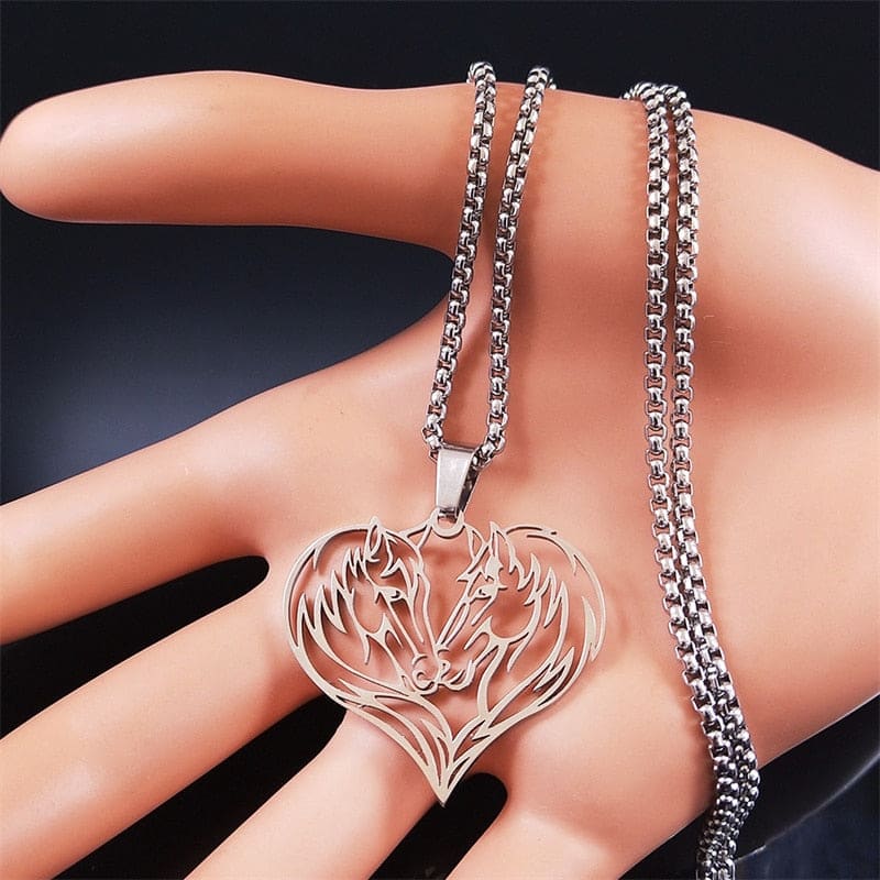 Horse necklace silver - Dream Horse