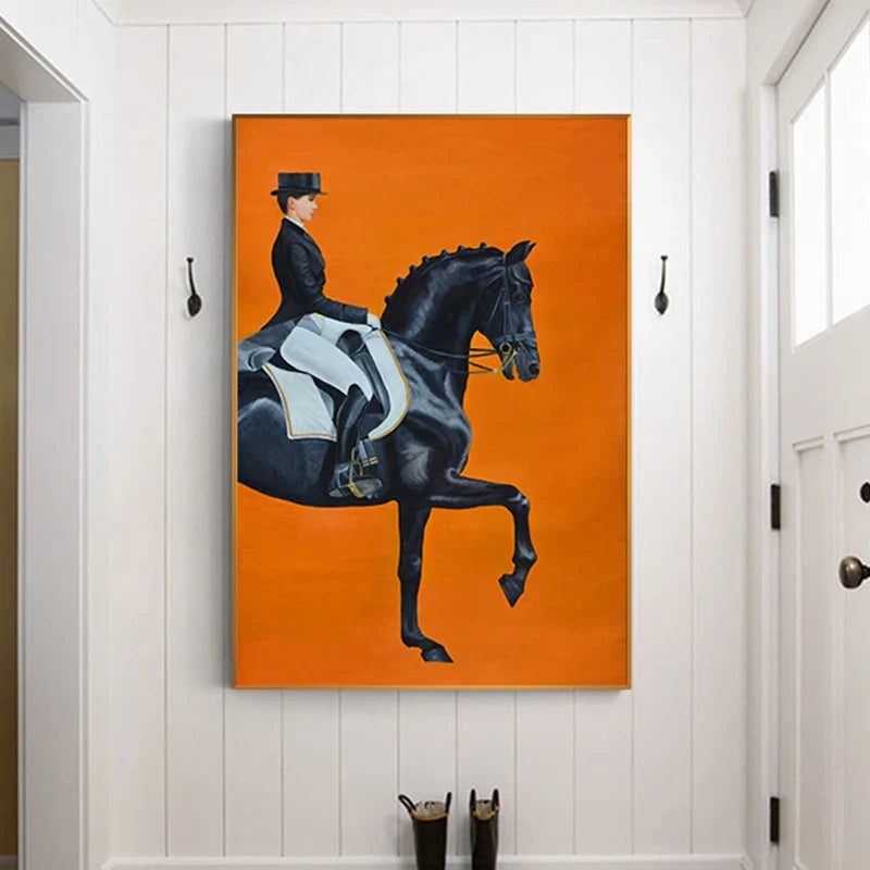 Horse painting black Dream Horse