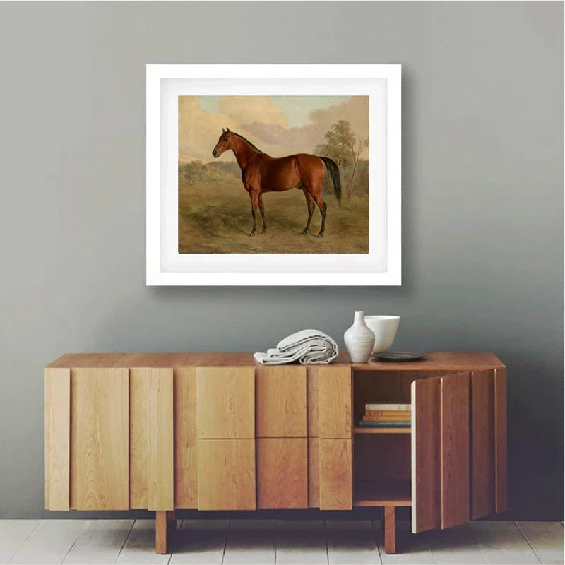 Horse painting in bedroom Dream Horse