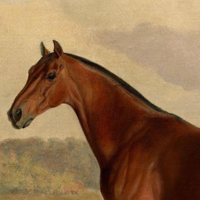 Horse painting in bedroom Dream Horse