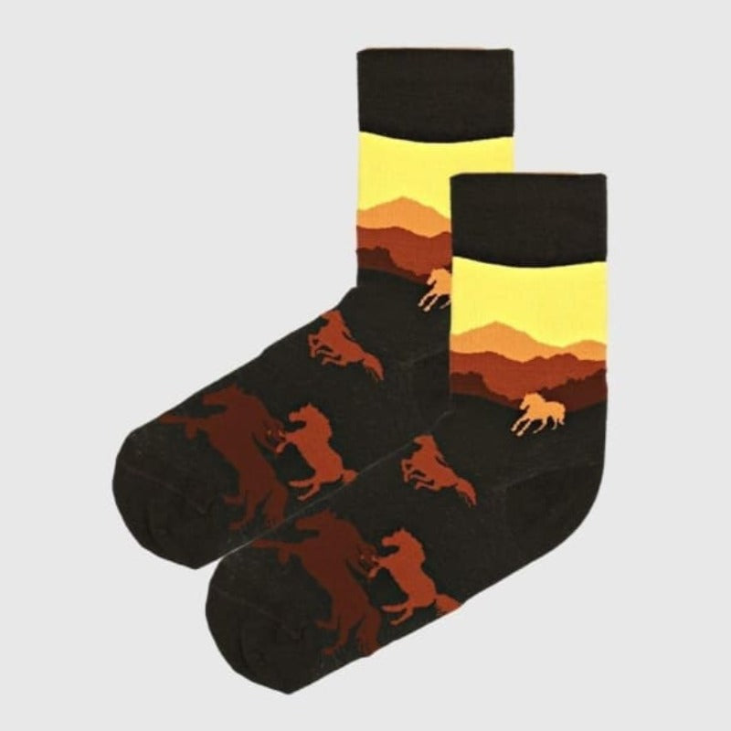 Horse Pattern Socks 37-44 - Dream Horse