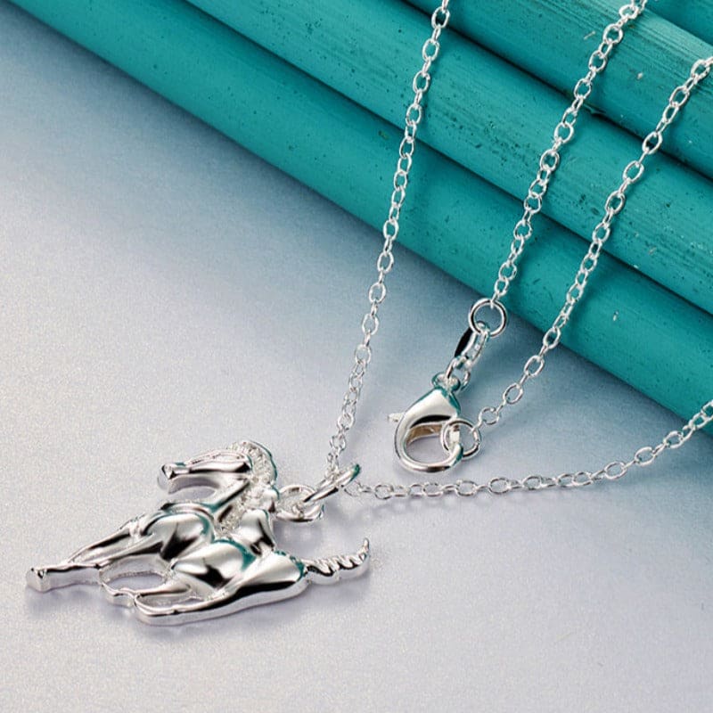 sterling silver horse pendant- Dream Horse