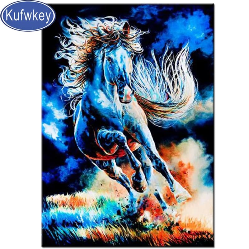 Horse puzzles for adult (Square round Diamond embroidery) -