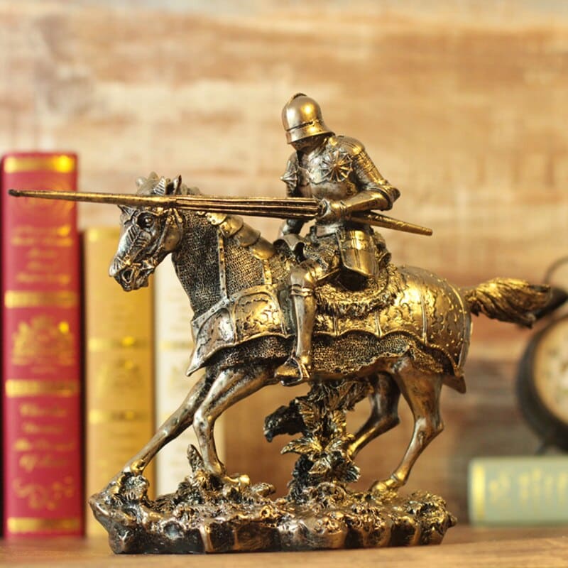 Horse sculpture Medieval armor - Dream Horse