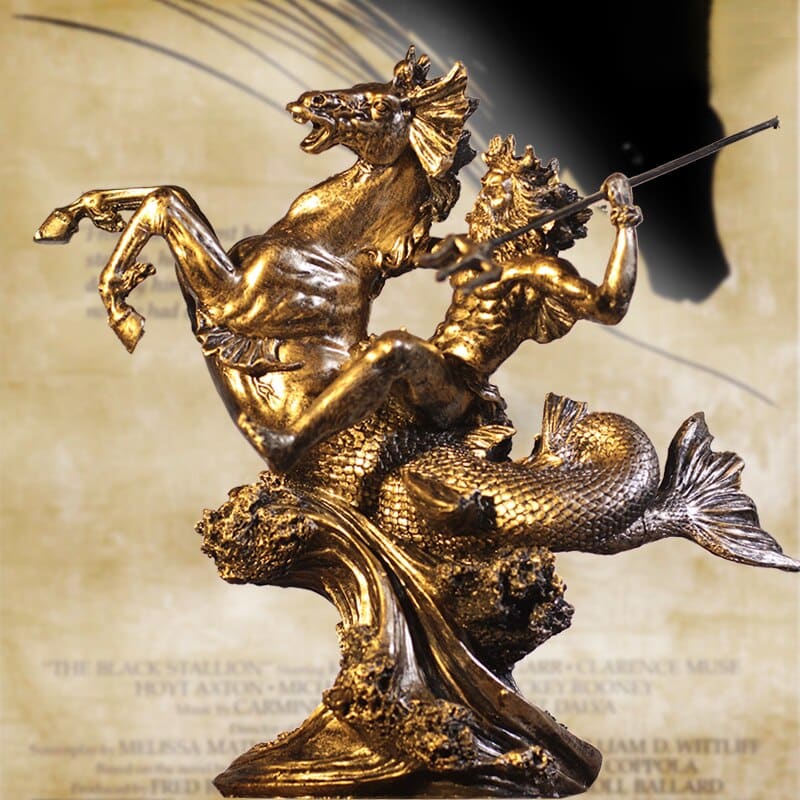 Horse sculpture Medieval armor - Dream Horse