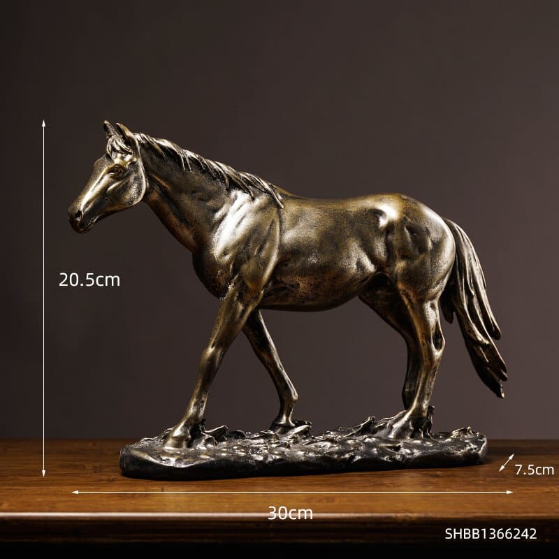 Horse sculpture Nordic decoration Office - Dream Horse