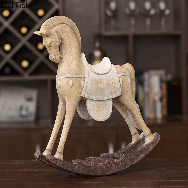 Horse sculpture wood - Dream Horse