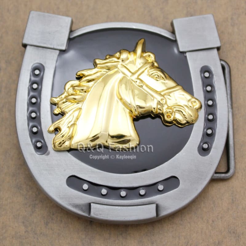 Horse shoe belt buckle - Dream Horse