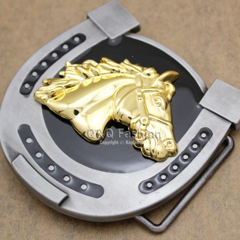 Horse shoe belt buckle - Dream Horse