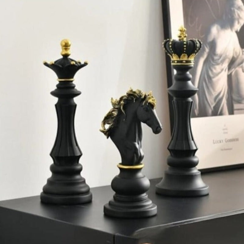 Horse statue (Chess set 3 pieces) - Dream Horse