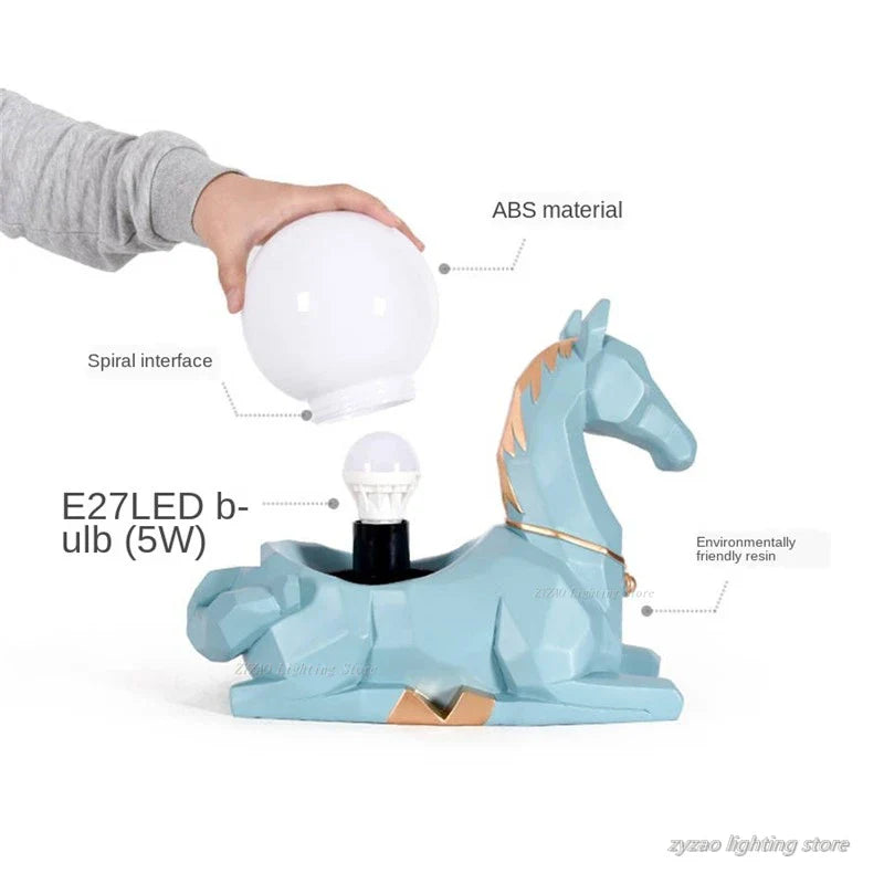 Horse statue lamp Dream Horse