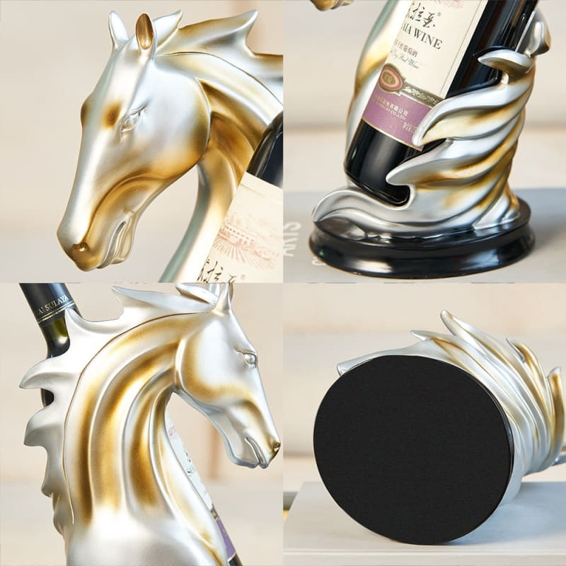 Horse statues (Wine bottle holder) - Dream Horse