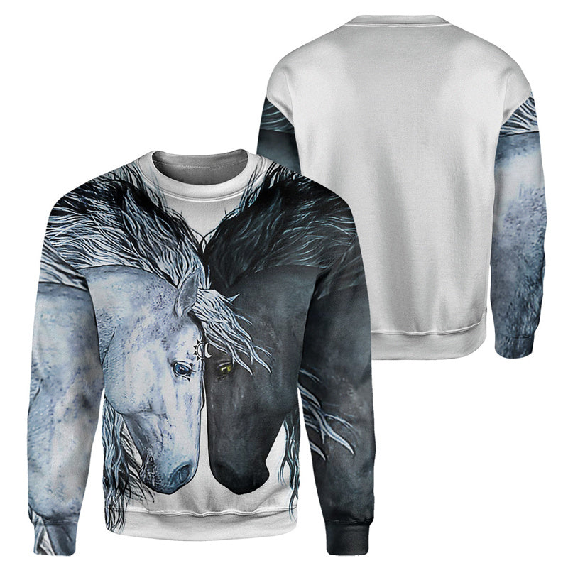 horse-sweat-shirts-white