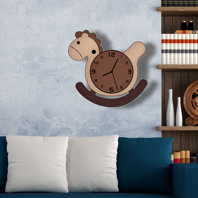 Horse wall clock modern - Dream Horse