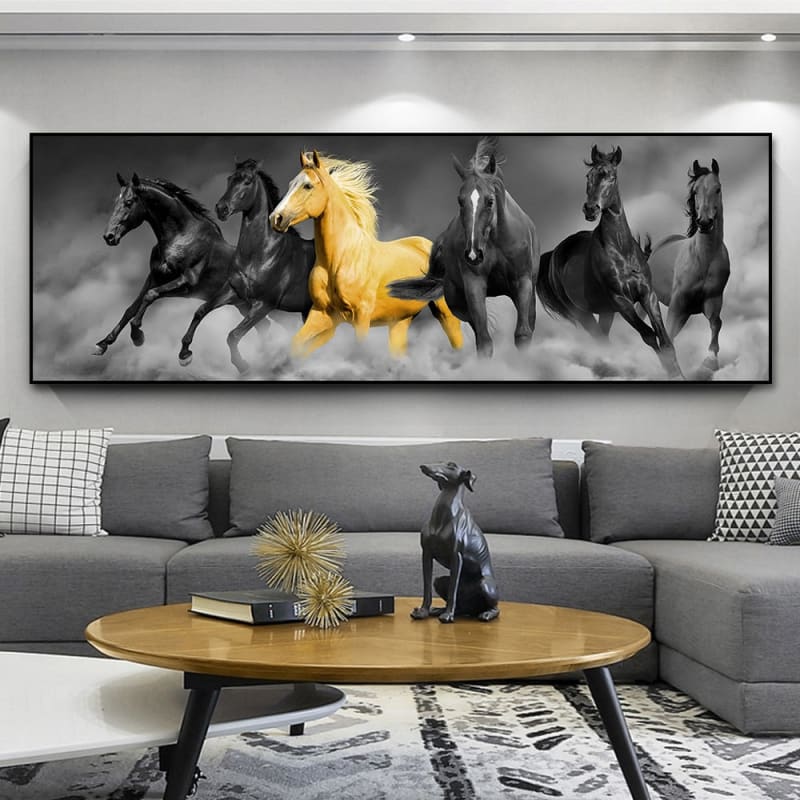 Horse wall painting for living room - Dream Horse