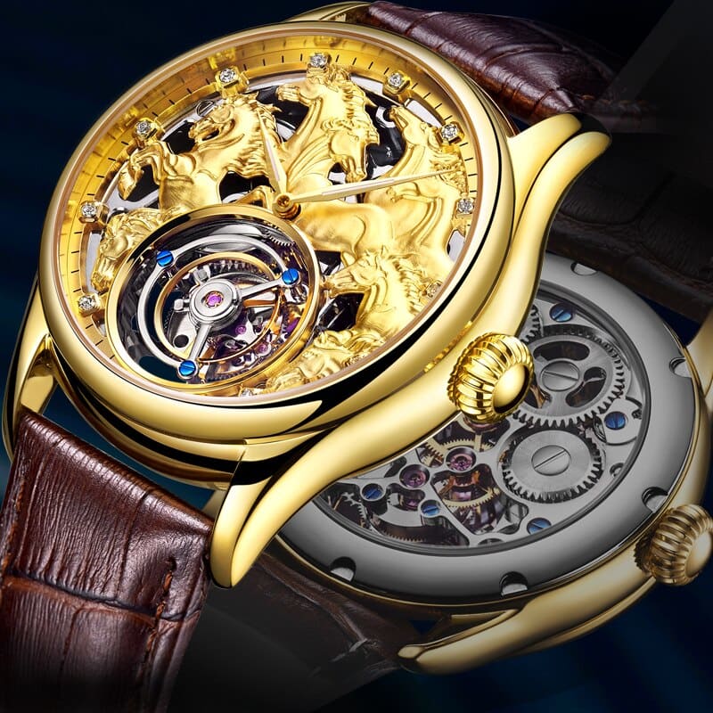 Horse watch for men (leather) - Dream Horse